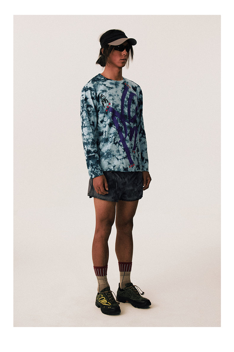 Graffiti Logo Tie-Dye T-Shirt