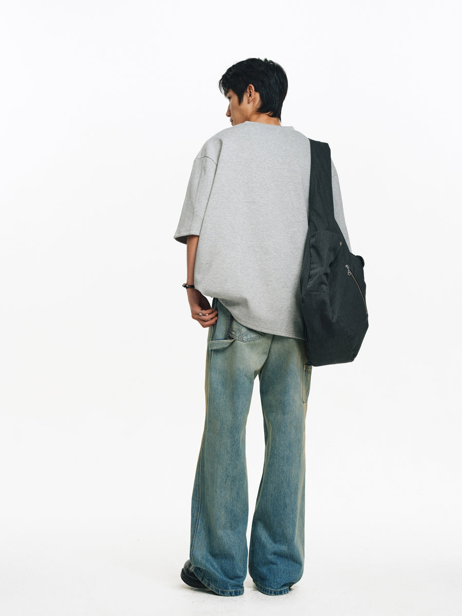 Air Layer Zipper T-Shirt