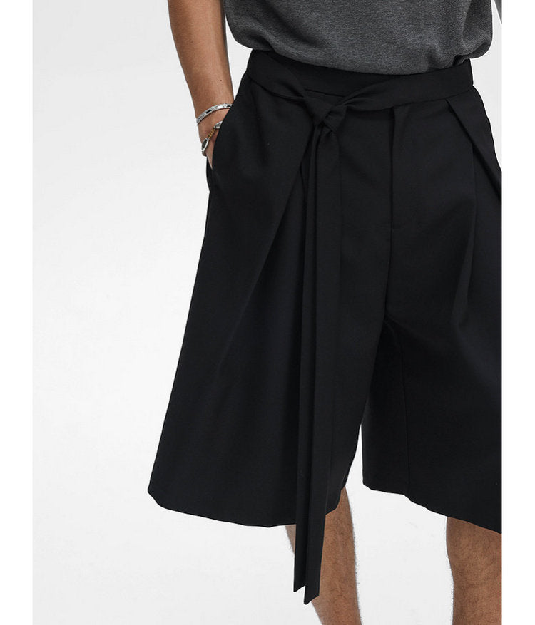 3D-Shirred Shorts