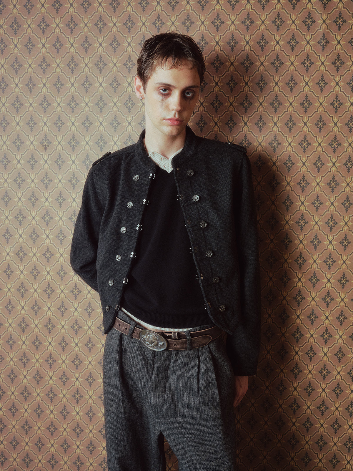 Napoleon Breasted Cropped Jacket