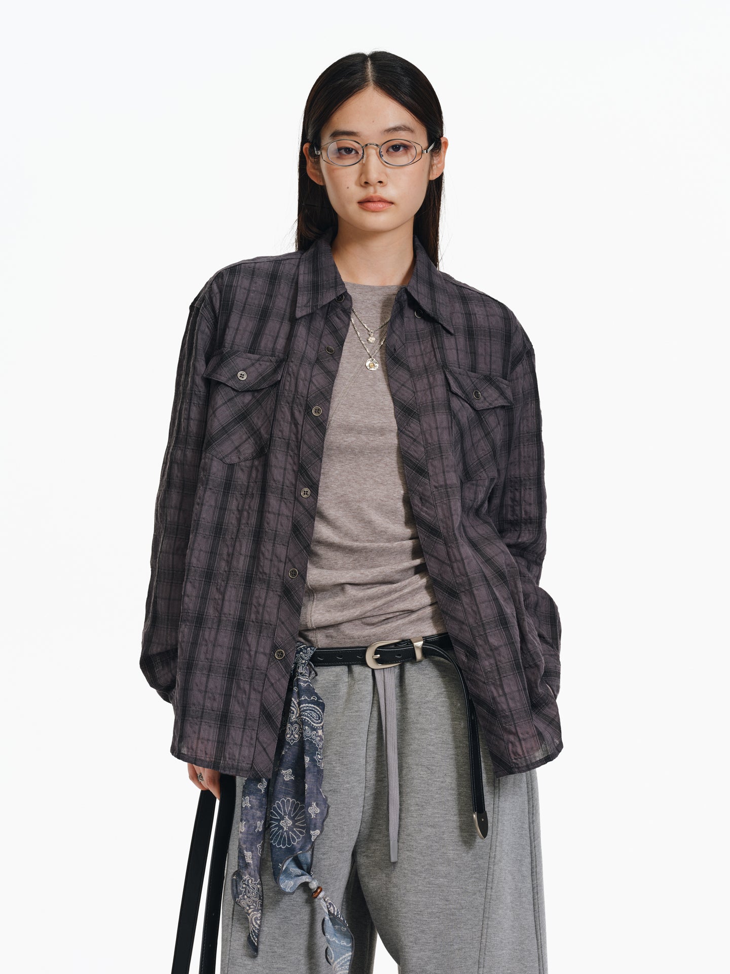 Seersucker Patch Pocket Shirt