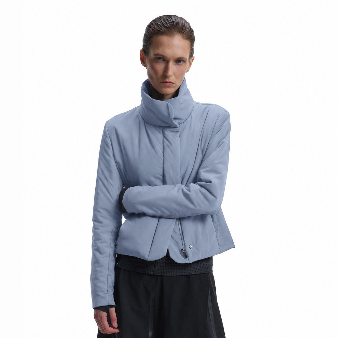 Short-Length High-Stand Collar Cotton Jacket