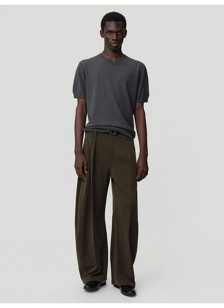 Retro-Style Casual Pants