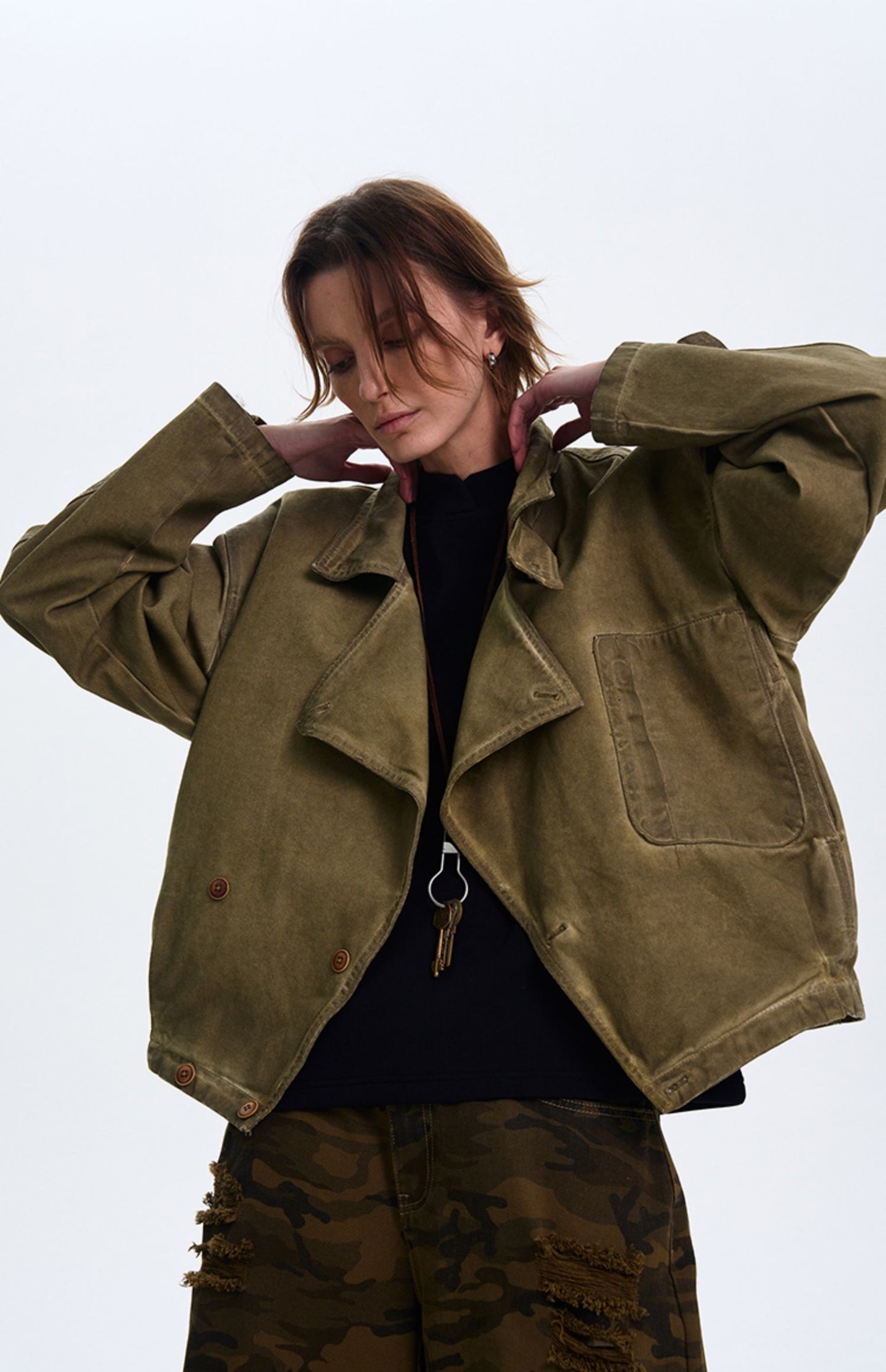 Washed Damaged Jacket