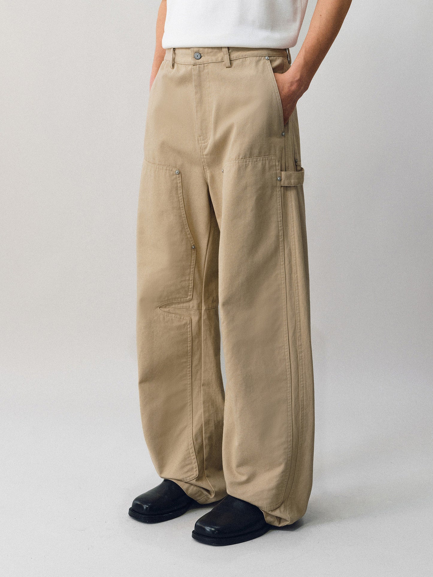 Curved-Blade Work Pants