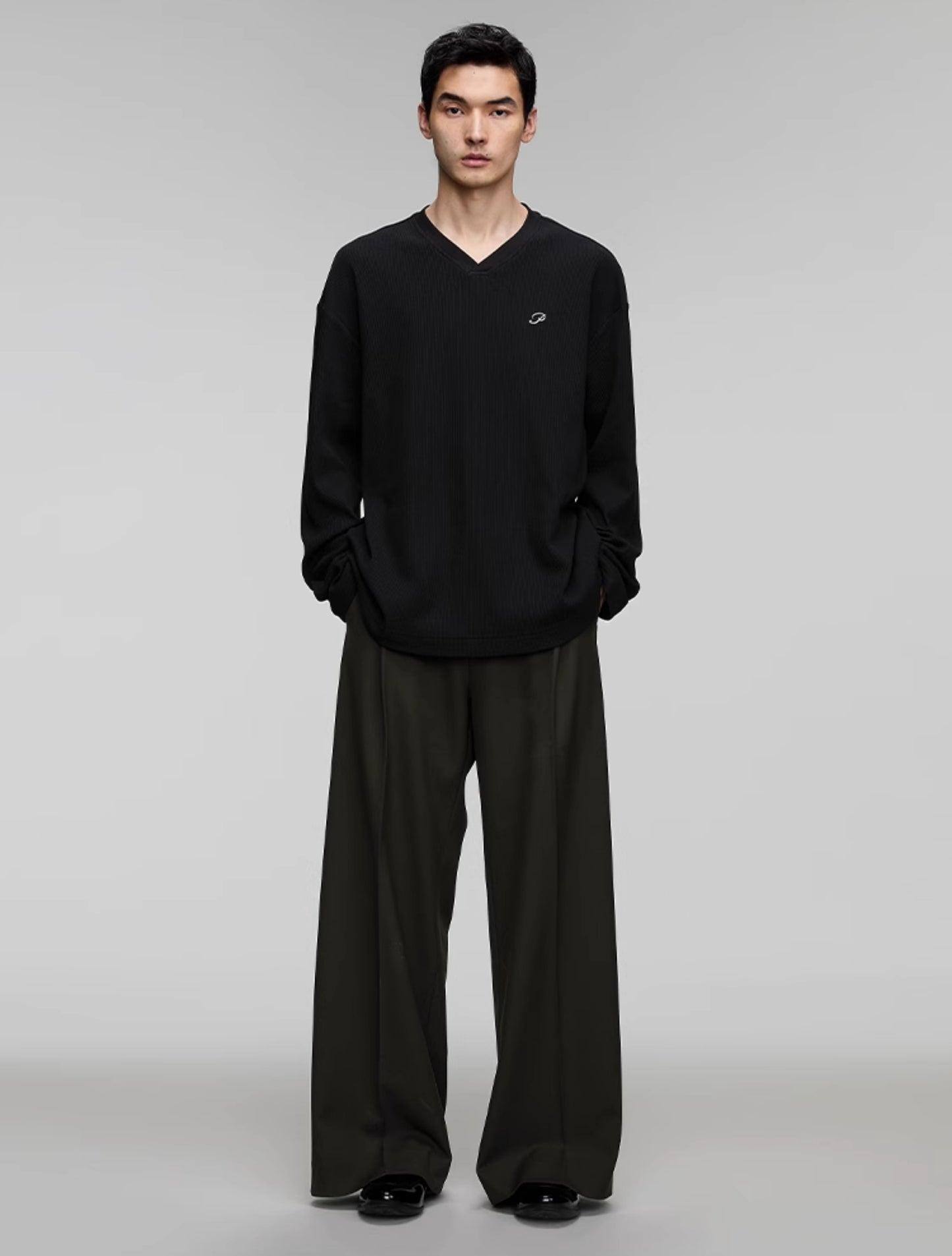 Waffle Embroidery T-Shirt