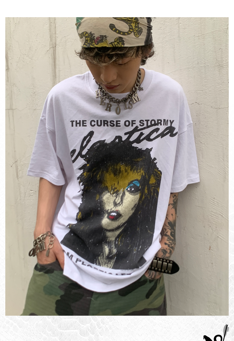 Punk Print T-Shirt