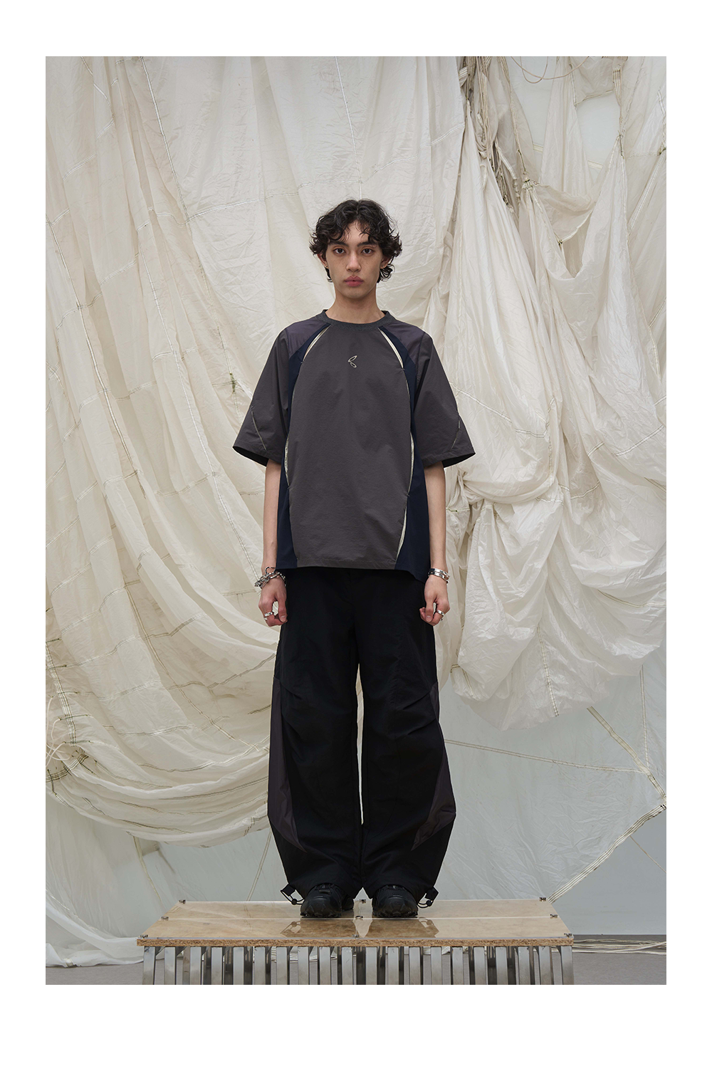 Windproof Deconstructed Casual Pants