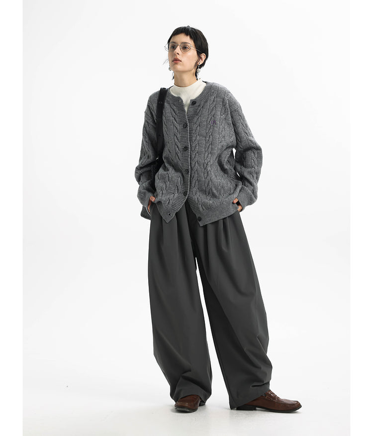 Wrinkle-resistant shimitar casual pants