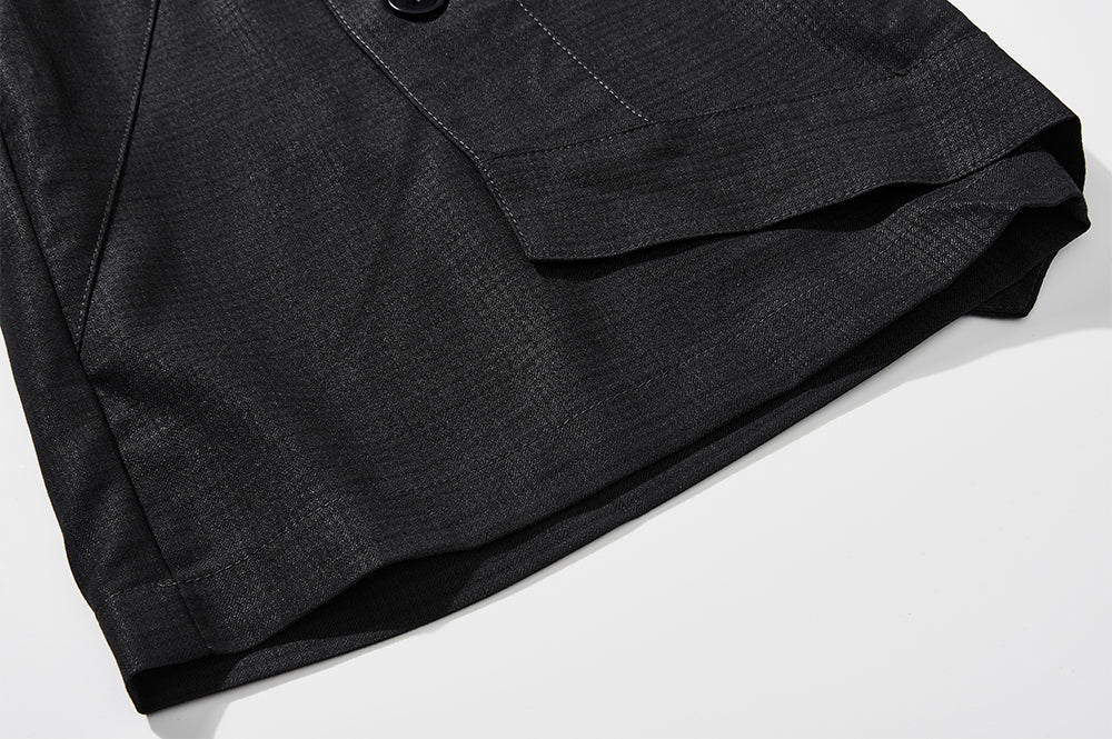 Turn-up Check Pattern Shorts