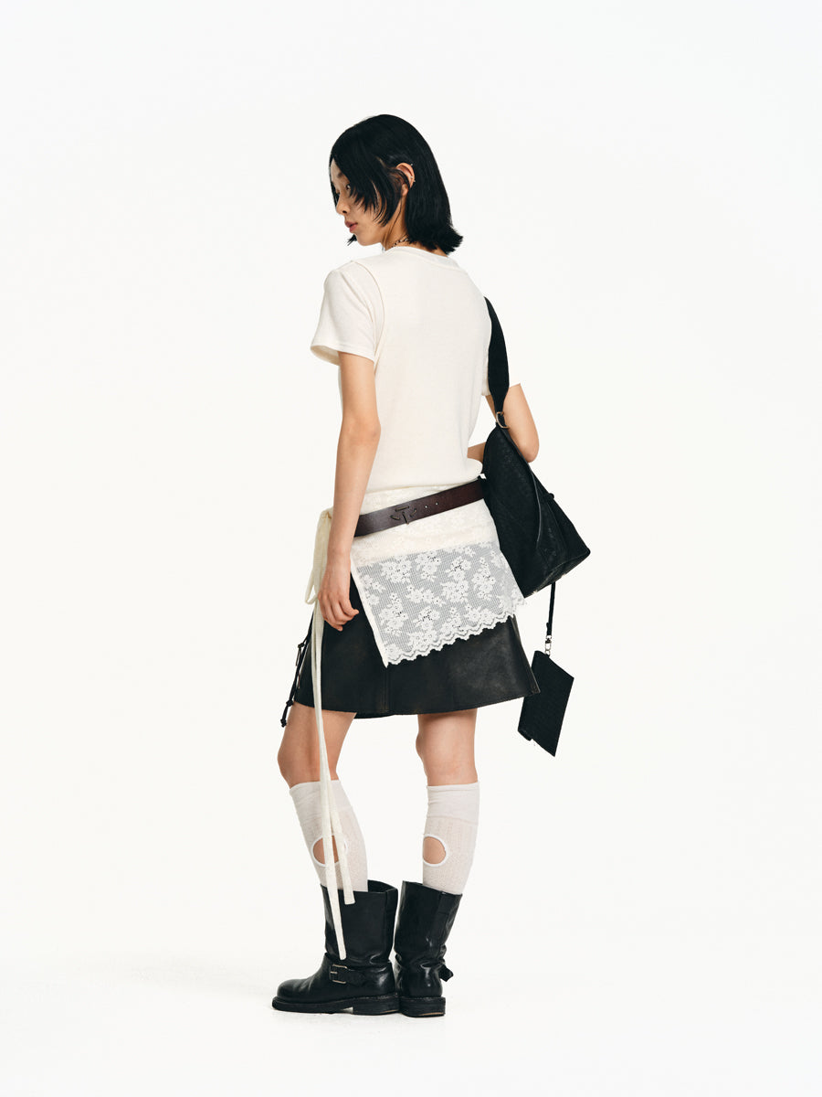 Faux Two-Piece T-Shirt