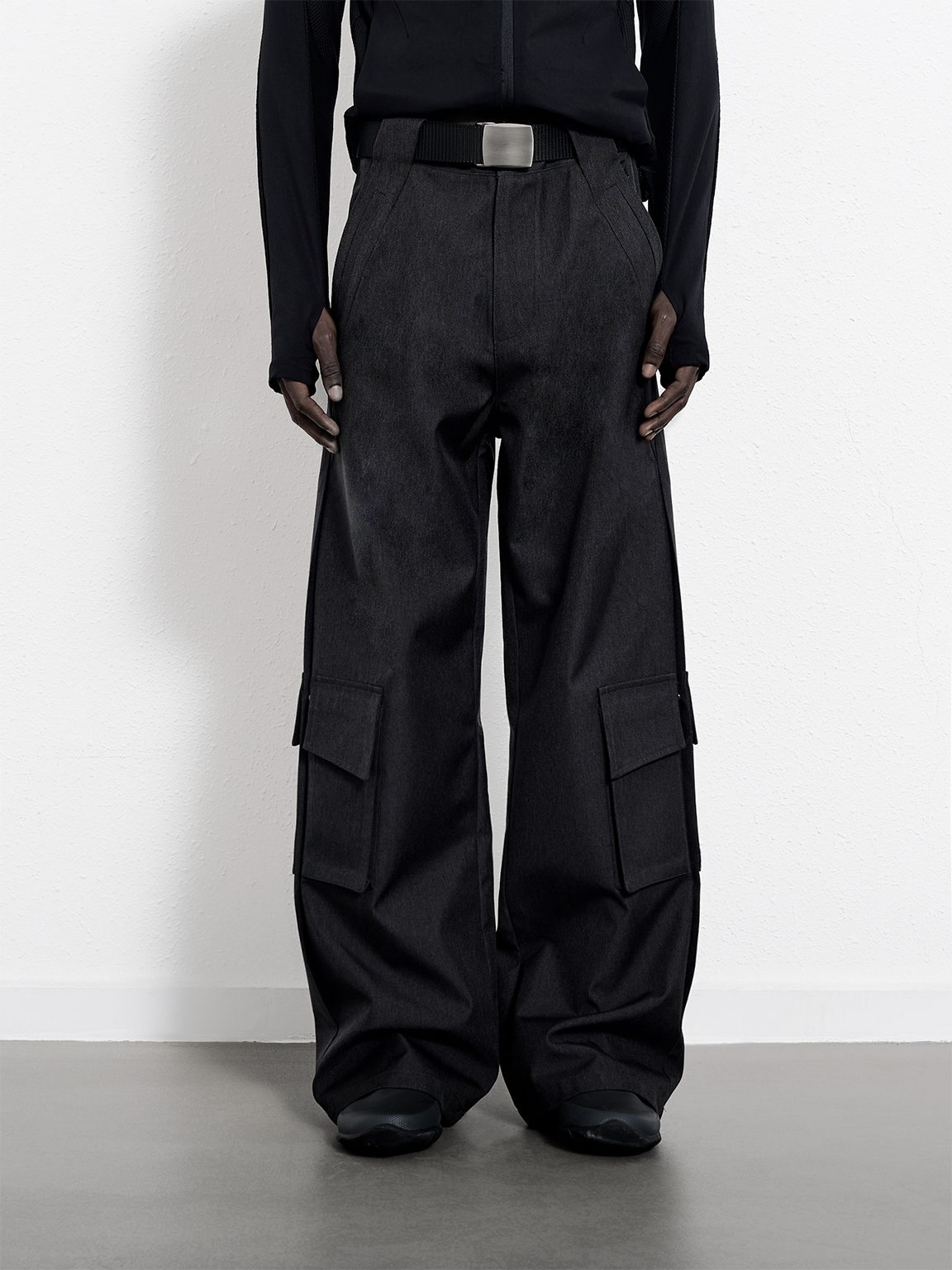 Side-open casual waterproof pants
