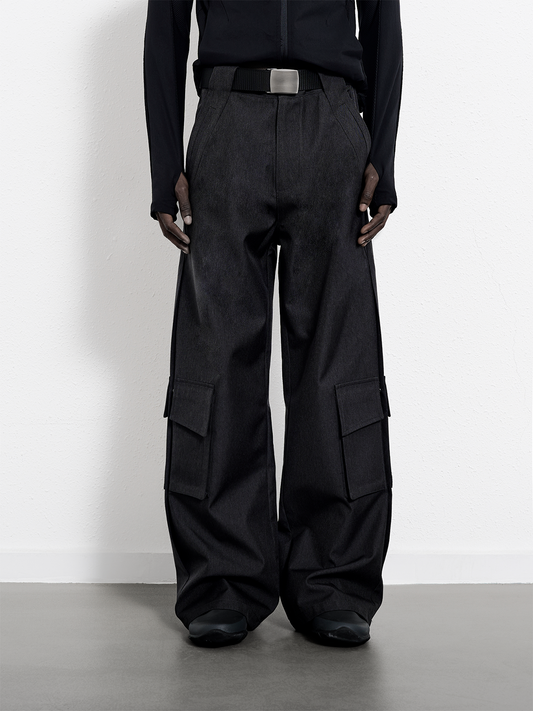Side-open casual waterproof pants