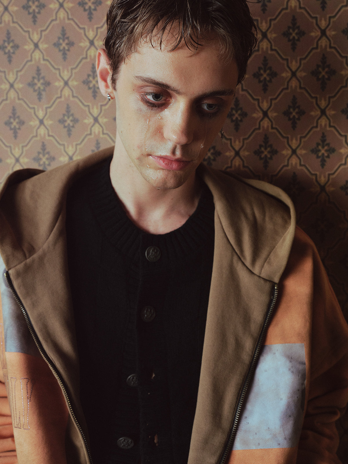 Paint Illustration Hooded Sweatshirt