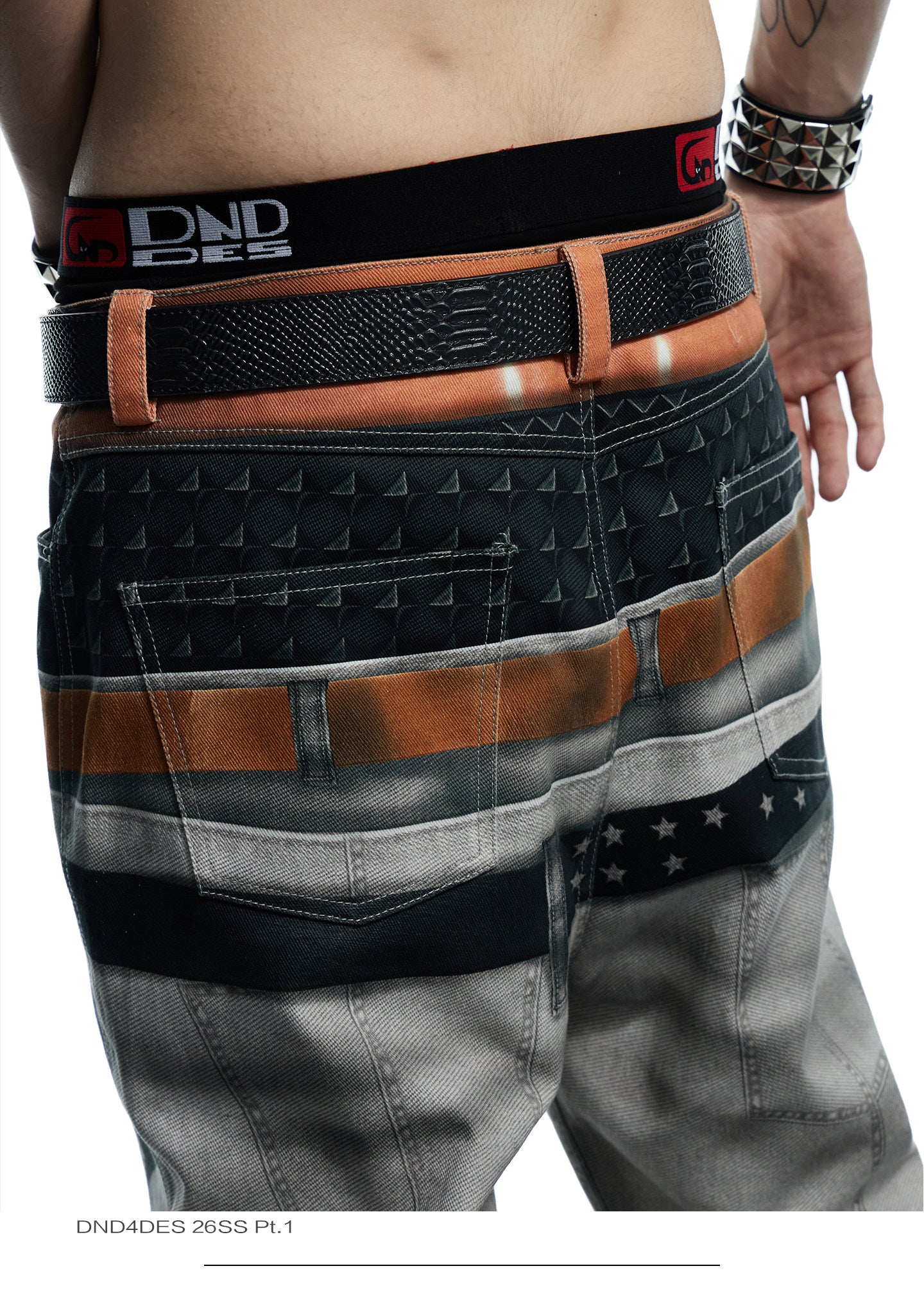 Snake-Pattern Custom Buckle Belt