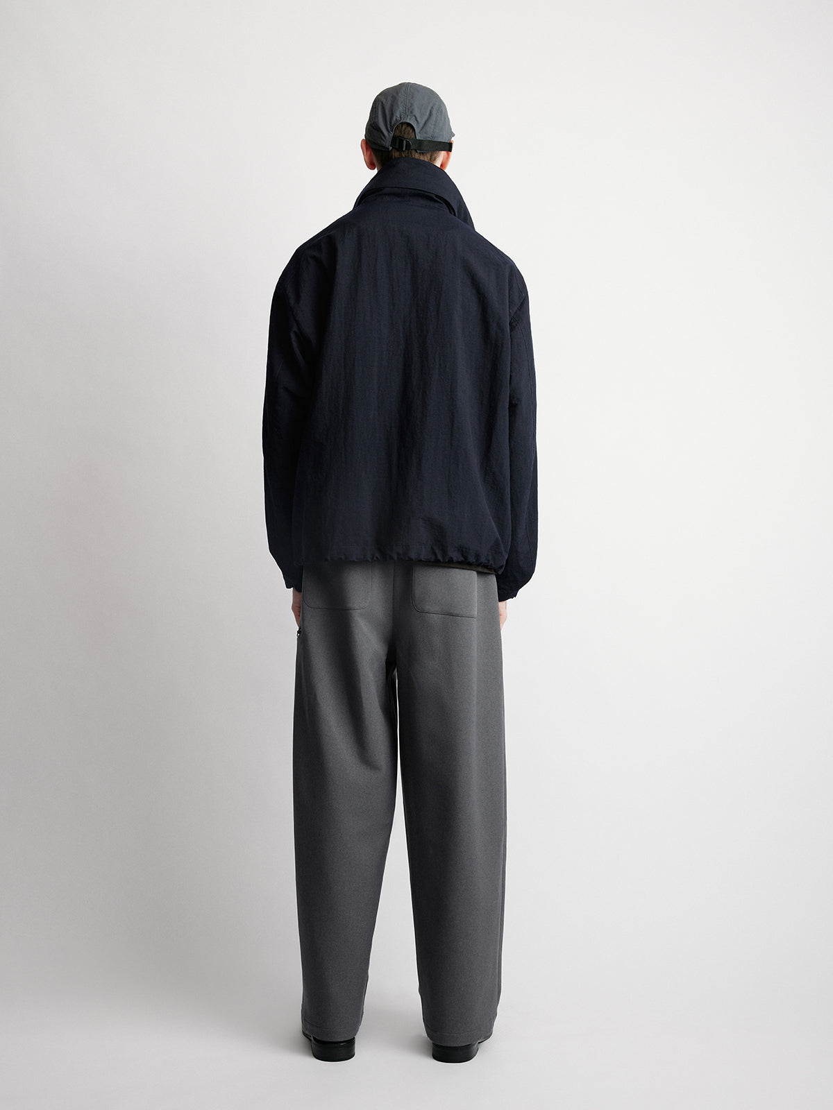 Stand Collar Hooded Jacket