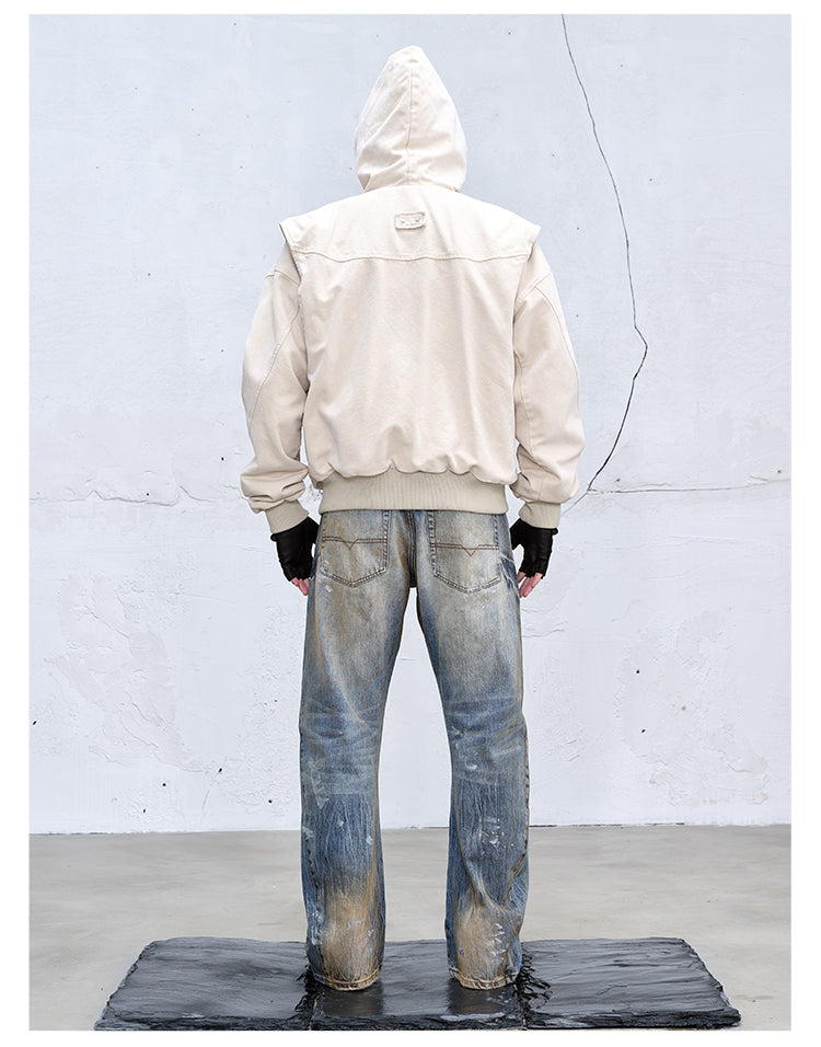 Heavy Canvas Mink Fur Jacket