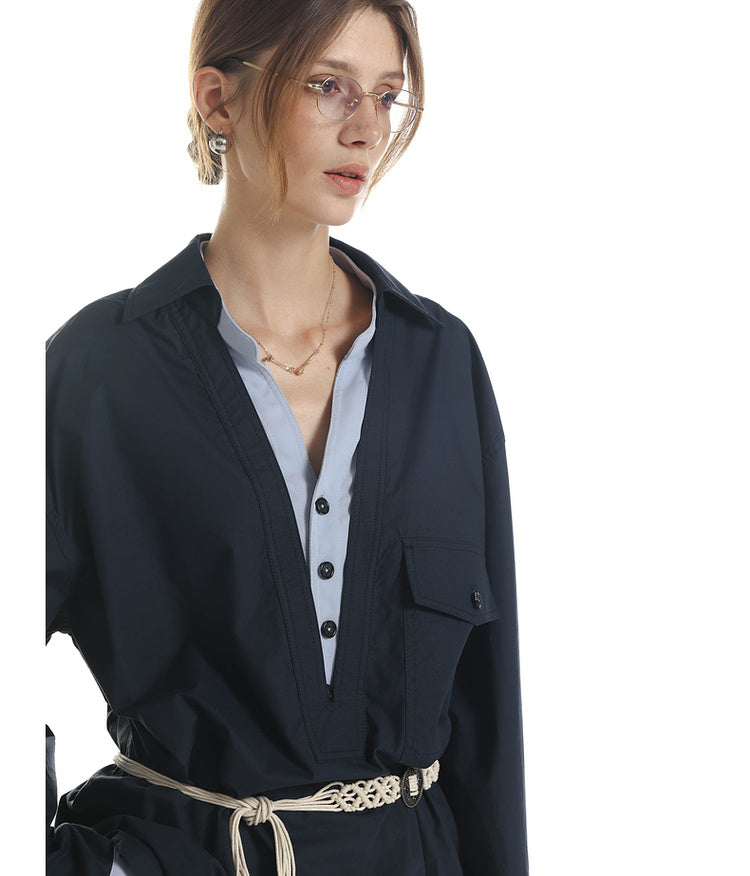 Fake Two-Piece Shirt