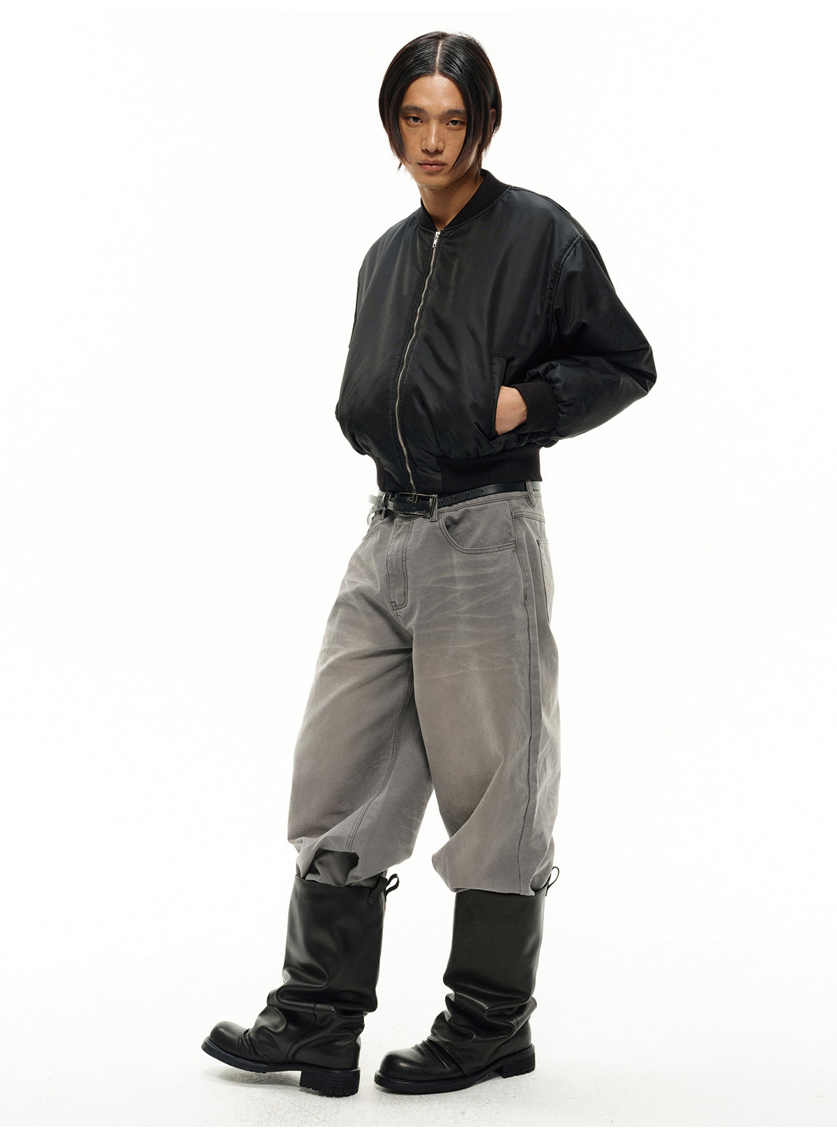 Pleated Cotton Jacket