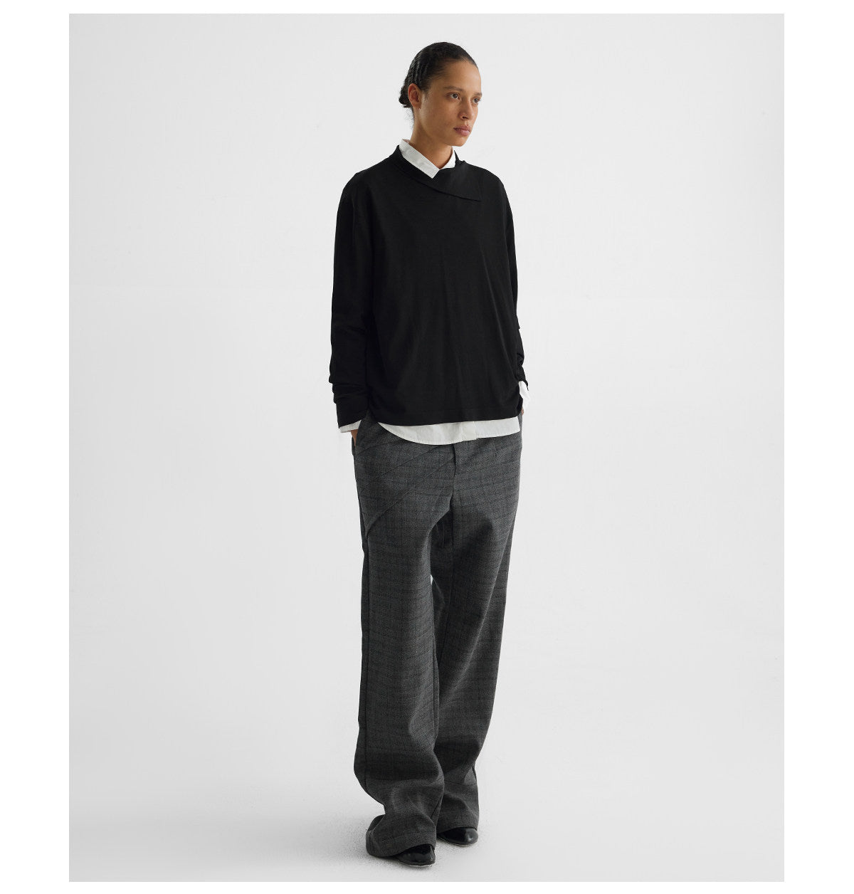 Wardrobe Style Turn-Down Collar T-Shirt