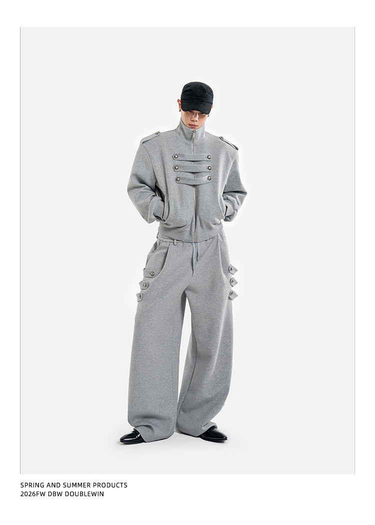 Short-Sleeve Sweatshirt Set