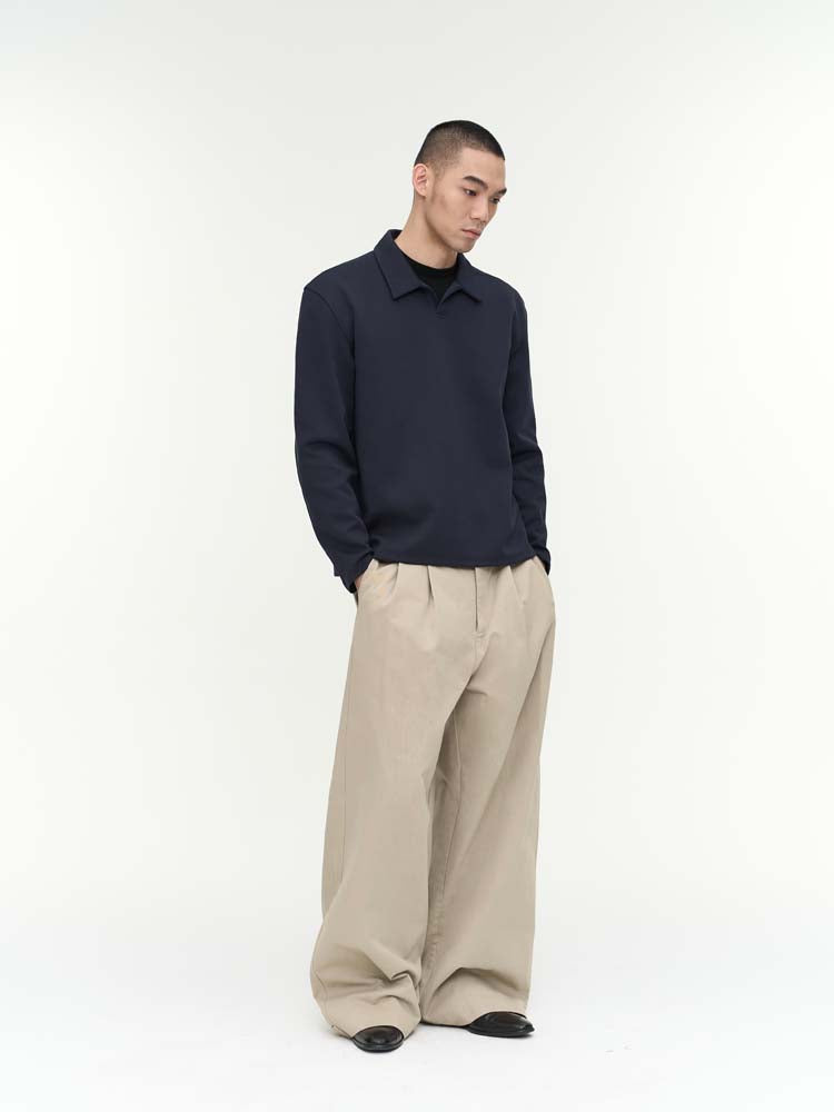 Natural wash casual pants