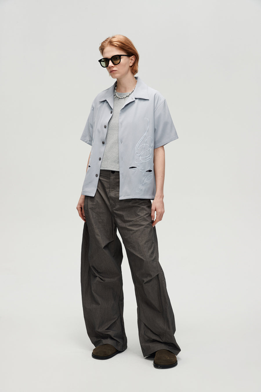 Scimitar Silhouette Breathable Casual Pants