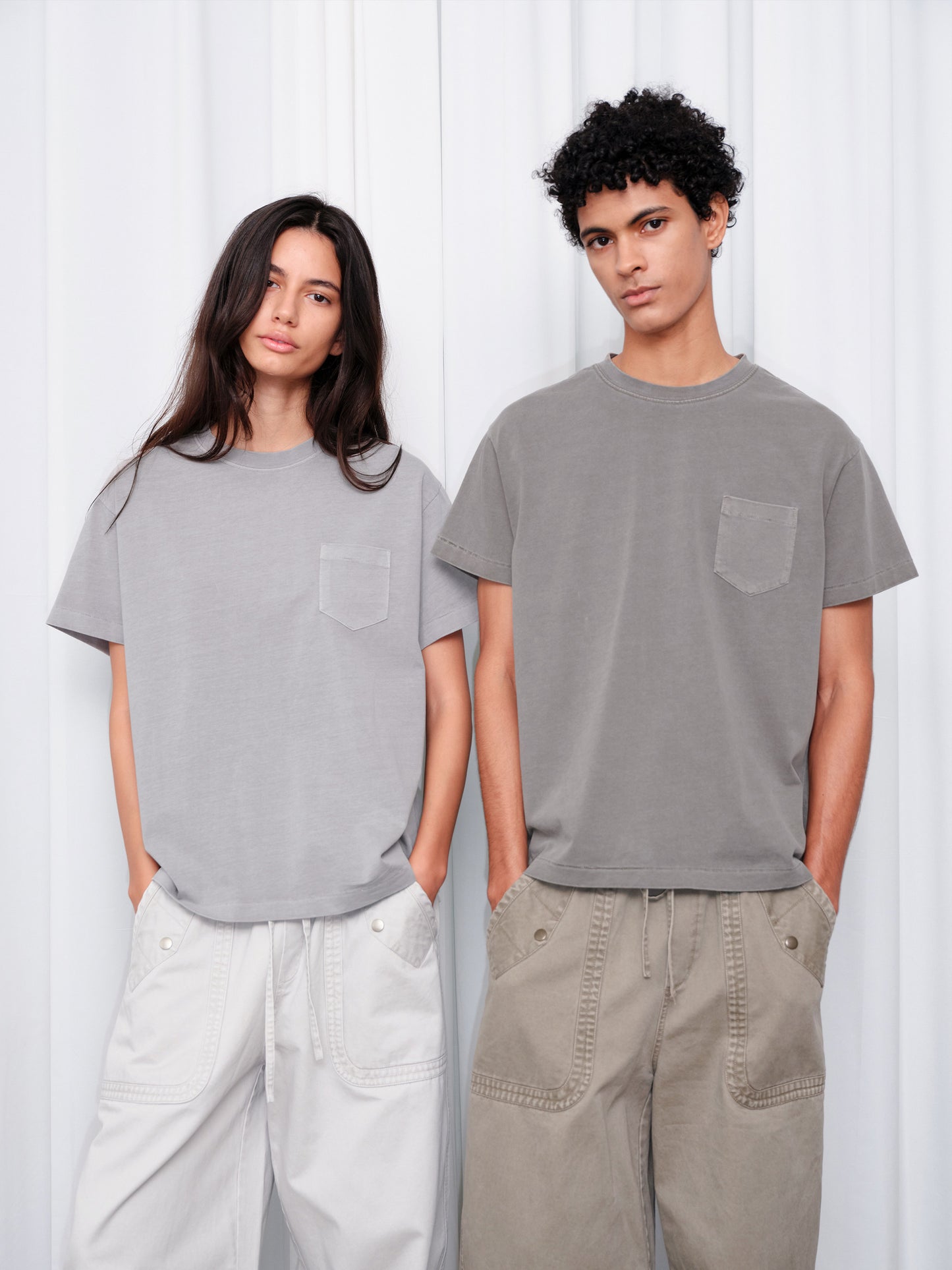 Vintage-Style Fitted T-Shirt