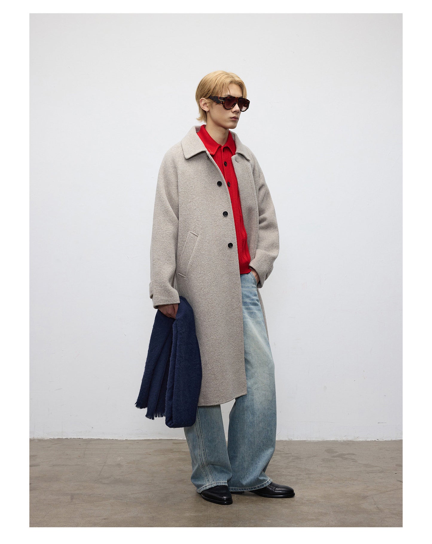 Wool Mid-Length Coat