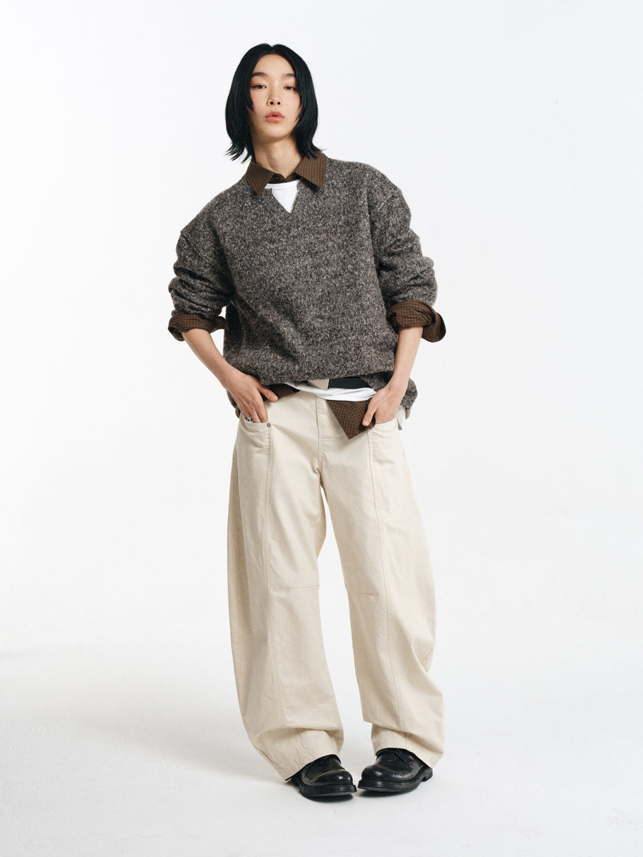 Twill Cotton Casual Cargo Pants
