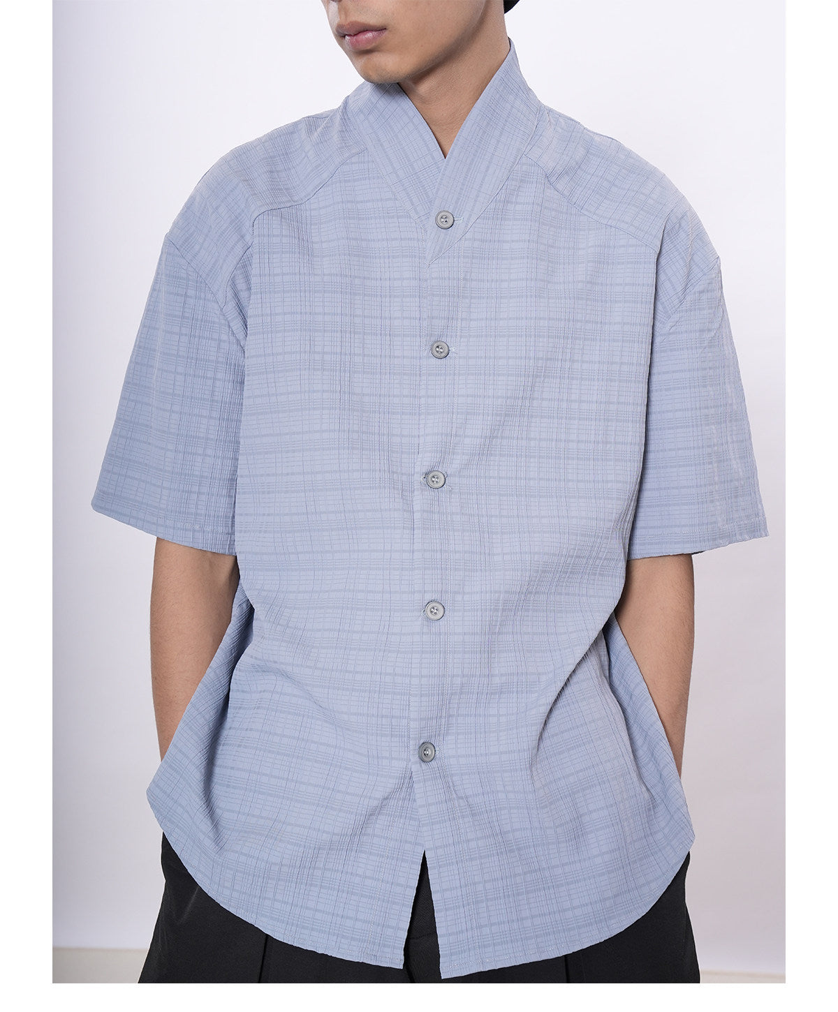 Stand-up Collar Shirt