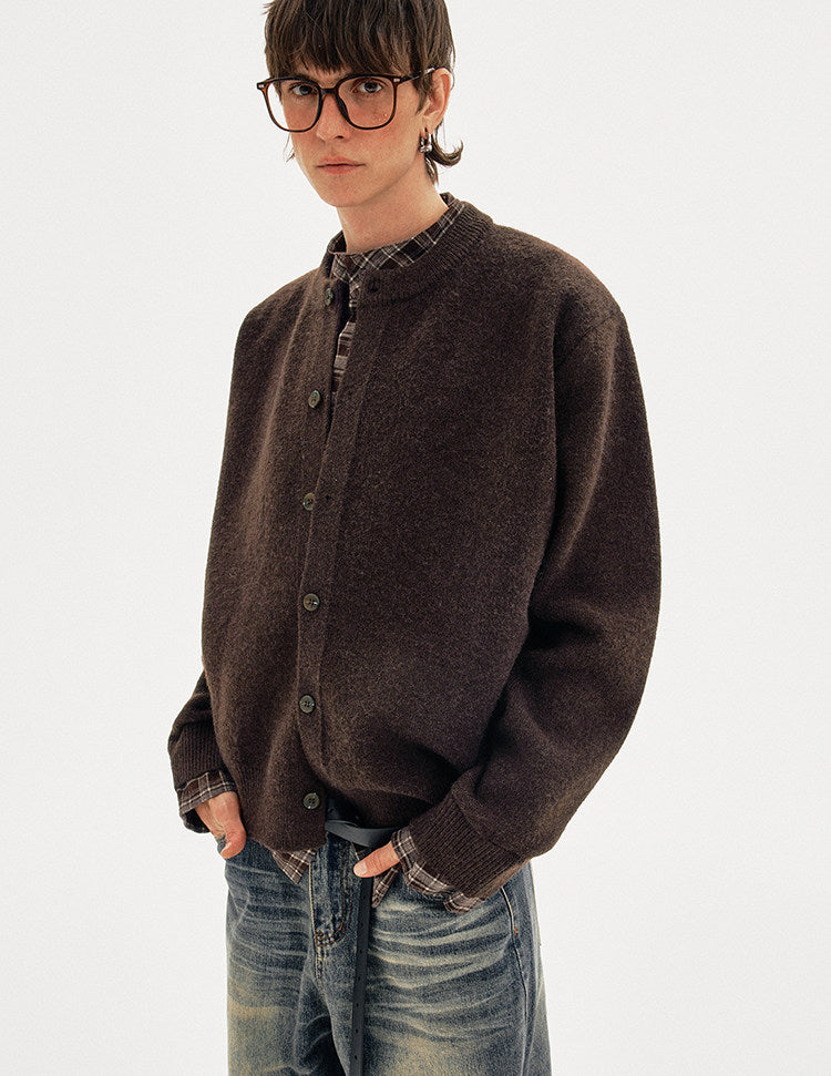 Faux Two-Piece Cardigan