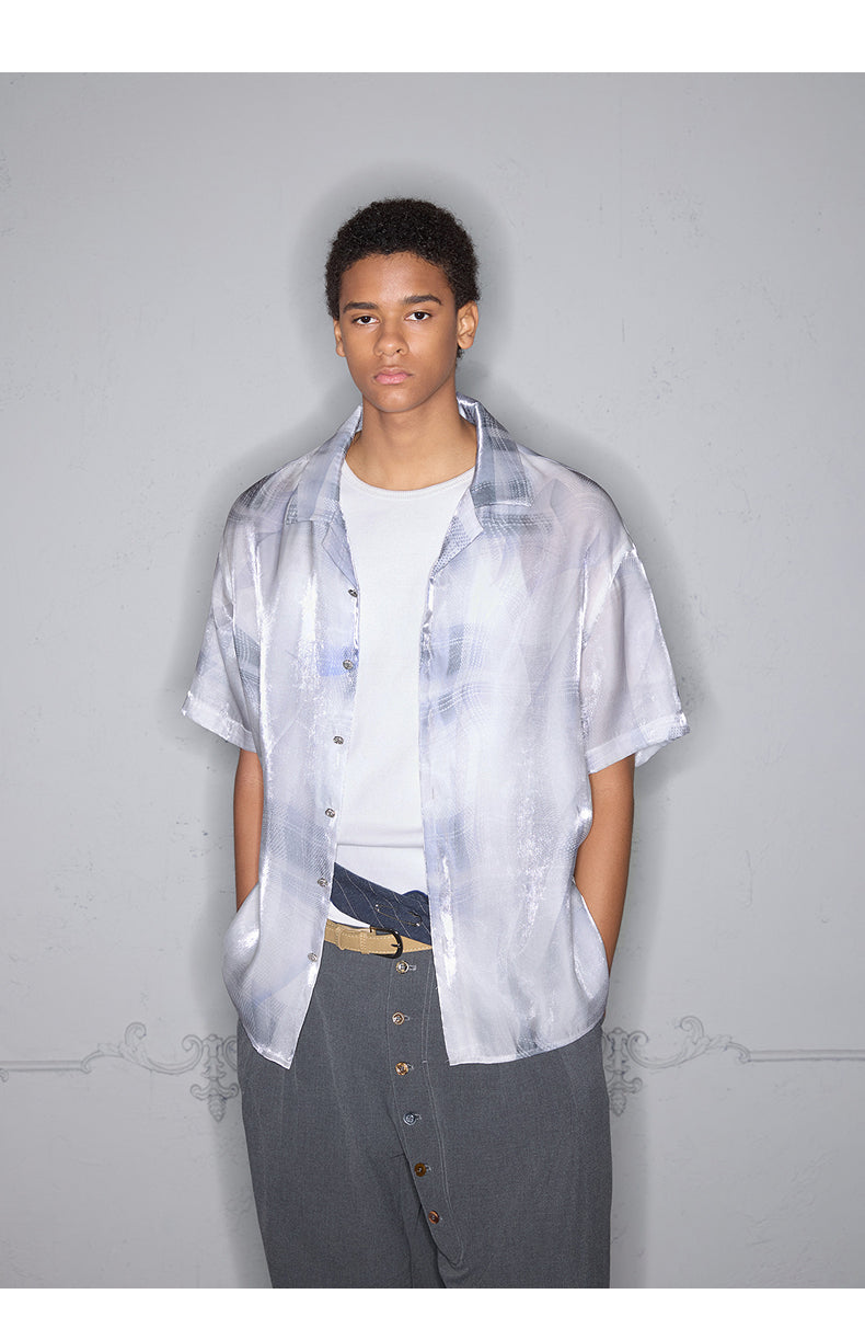 Light Dye Check Shirt