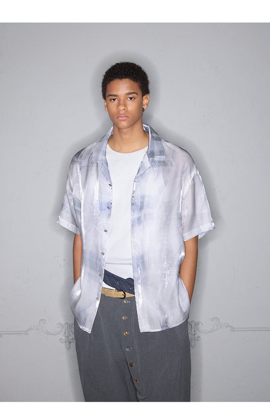 Light Dye Check Shirt