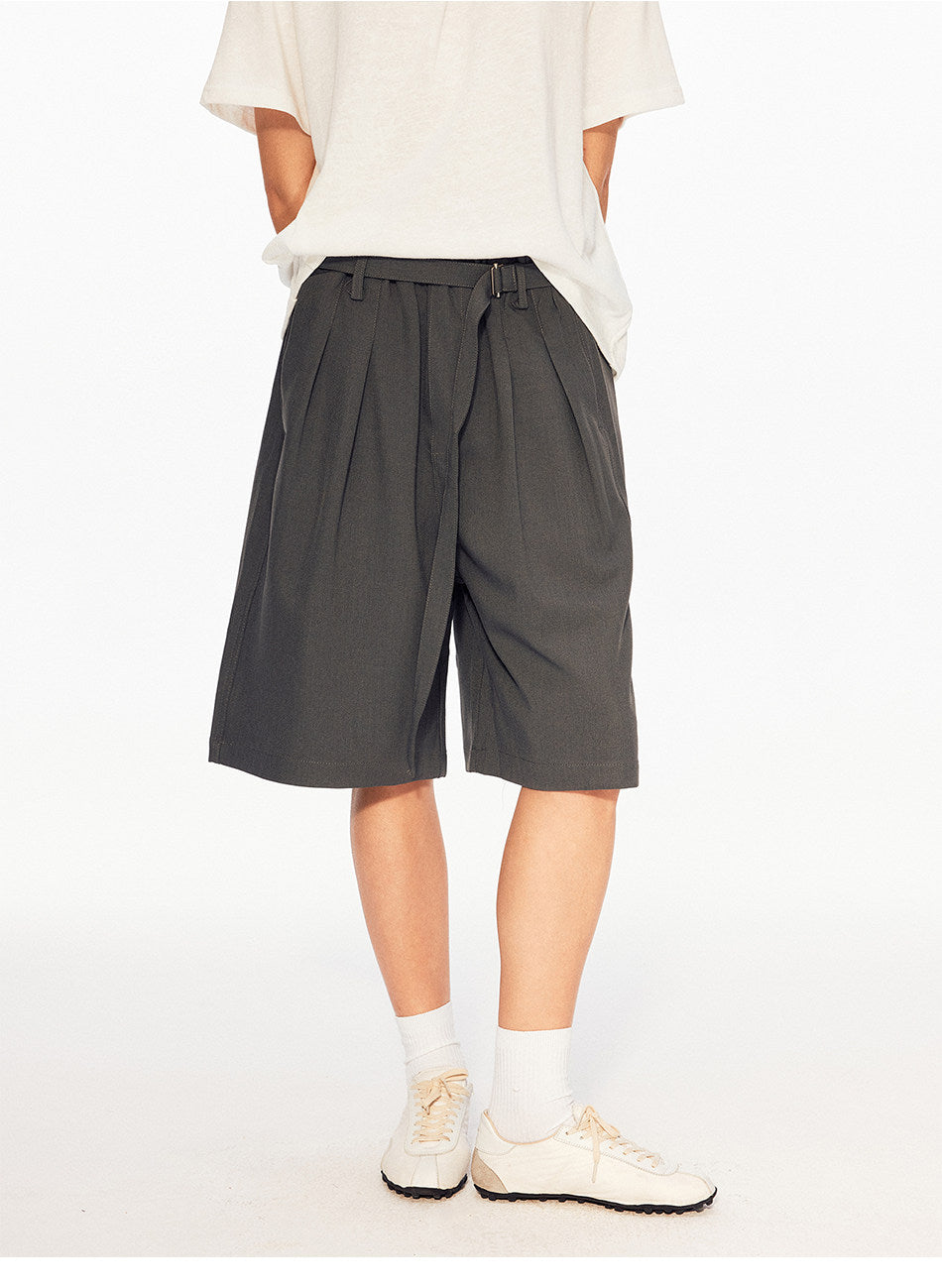 No-Iron Loose-Fit Shorts