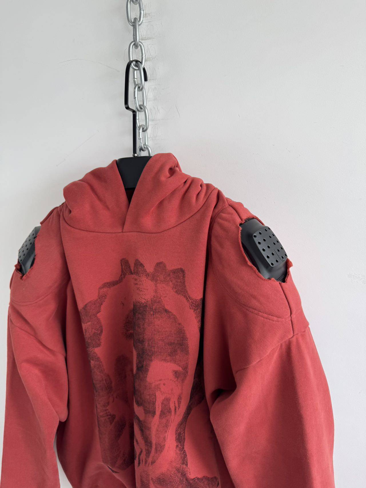 Padded Shoulder Sweatshirt