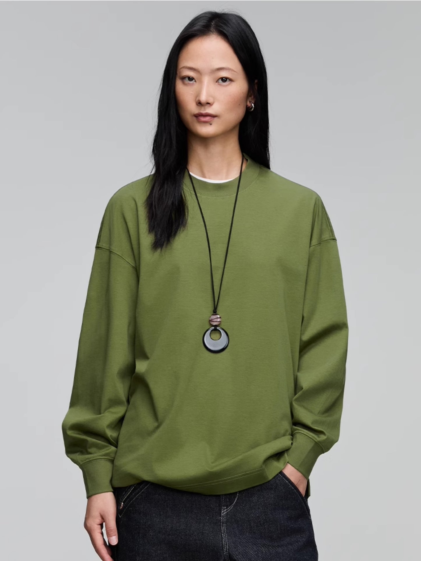 Loose cotton casual T-shirt