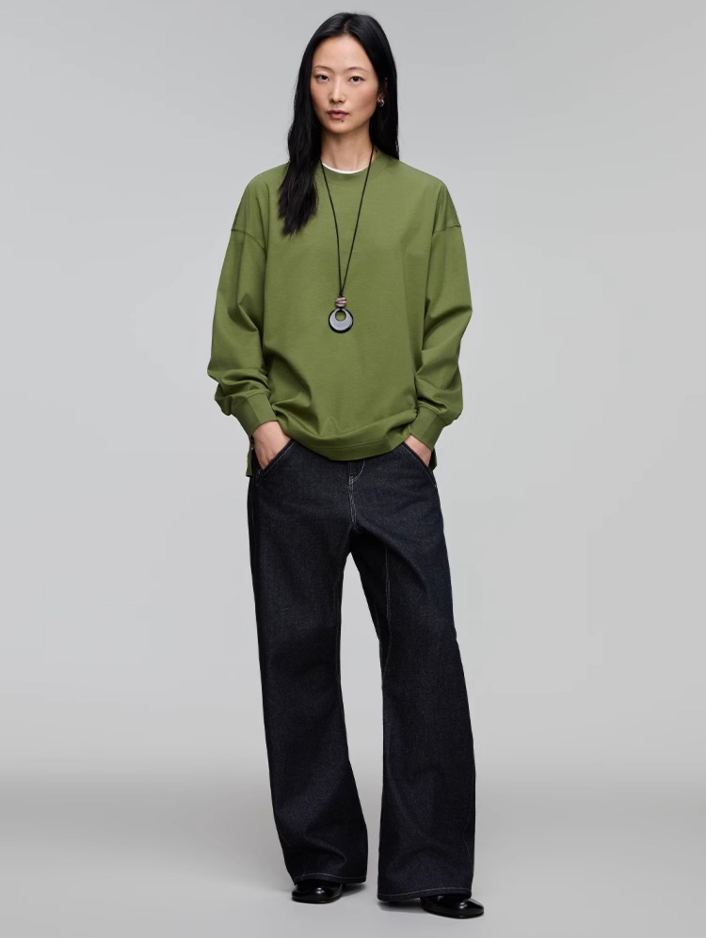 Loose cotton casual T-shirt