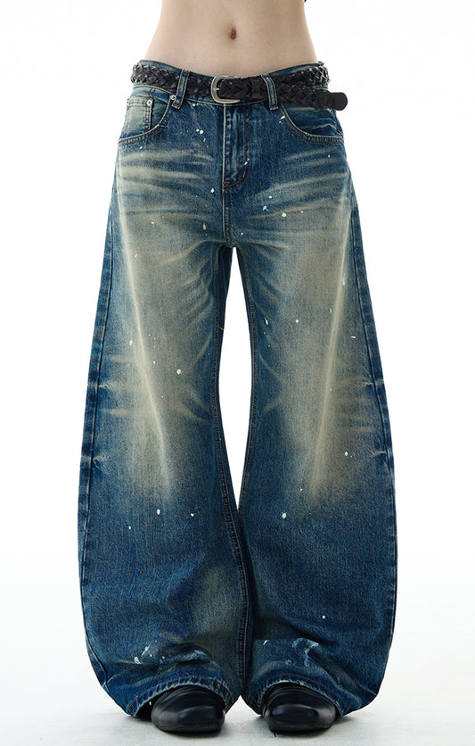 Ink Splash Scythe Jeans
