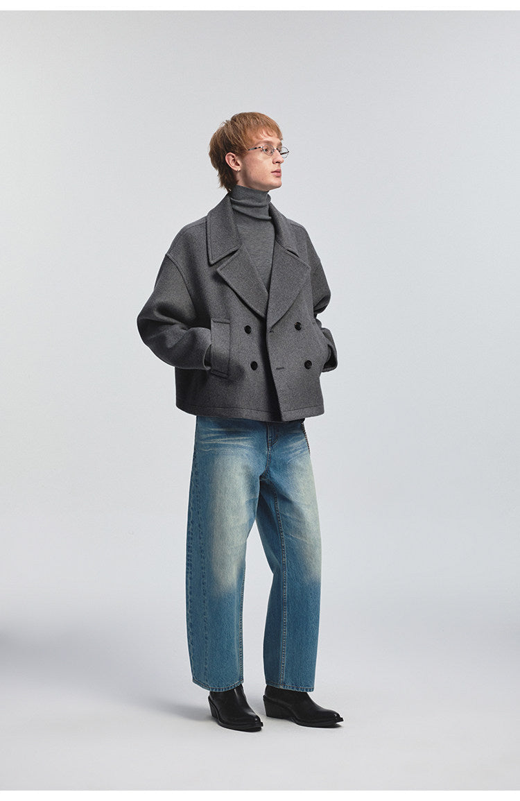 Classic Wide Lapel Jacket