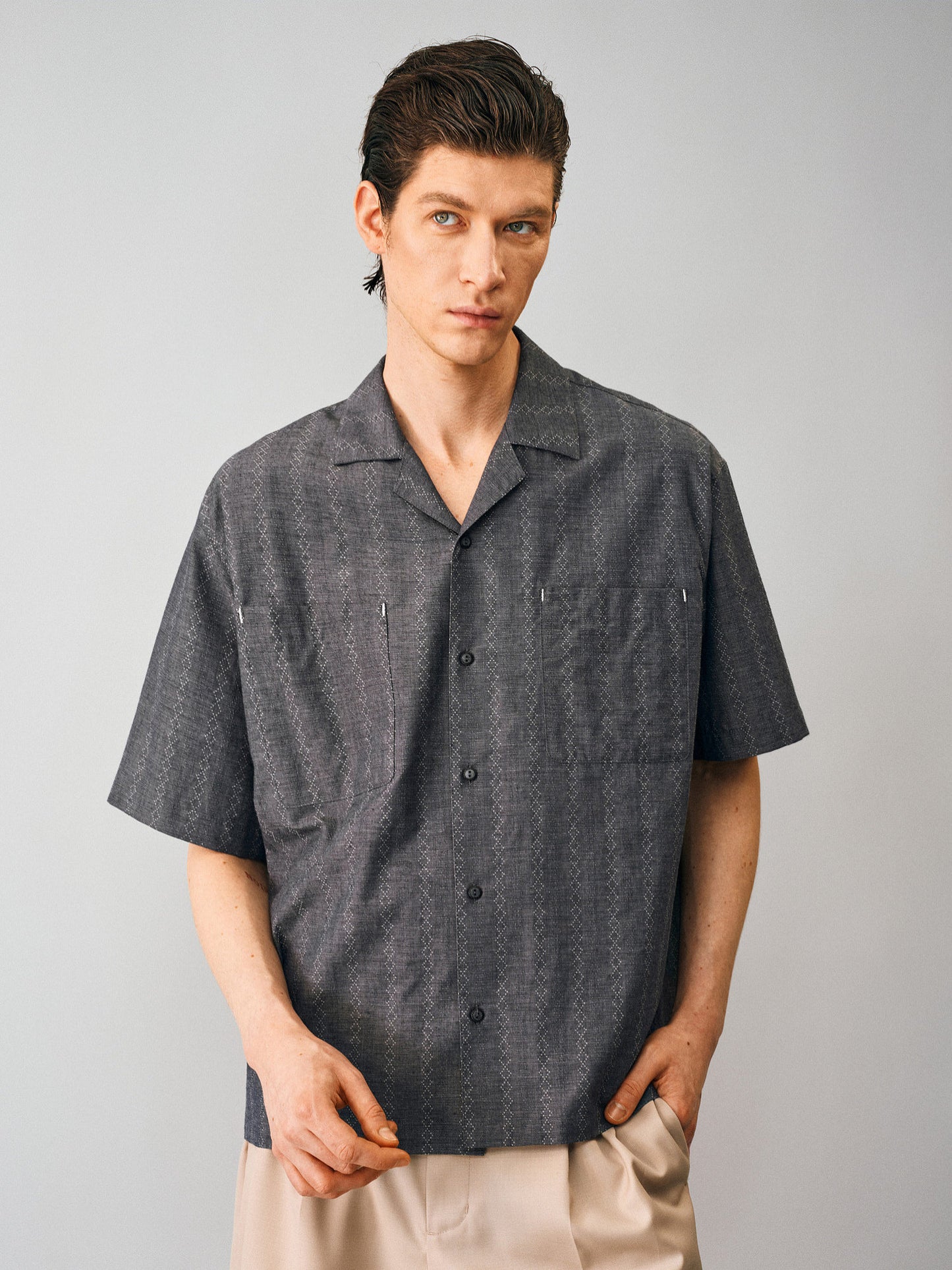 Hemp Cuban Collar Shirt