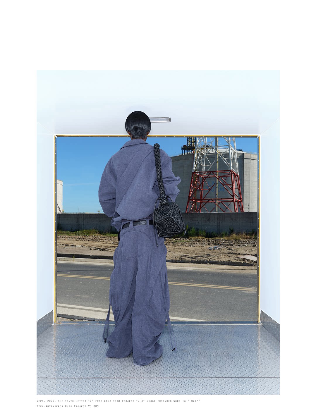 Irregular Cut Wide Leg Pants