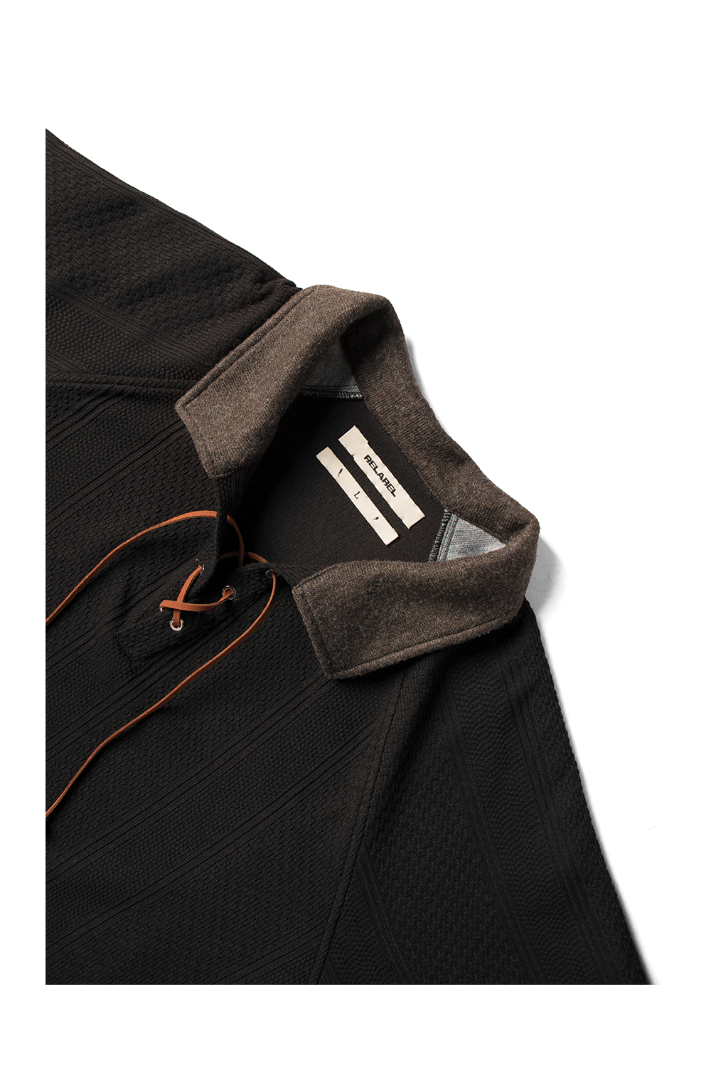 Faux Two-Piece Knit Polo Shirt