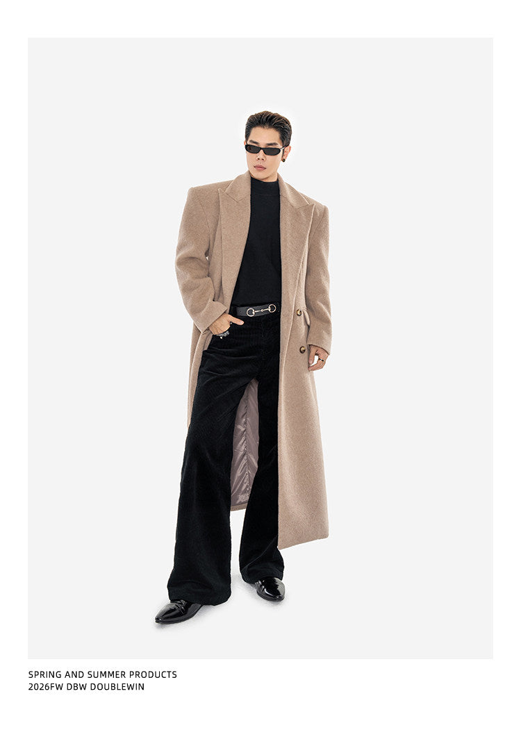 Simple Wool Long Coat