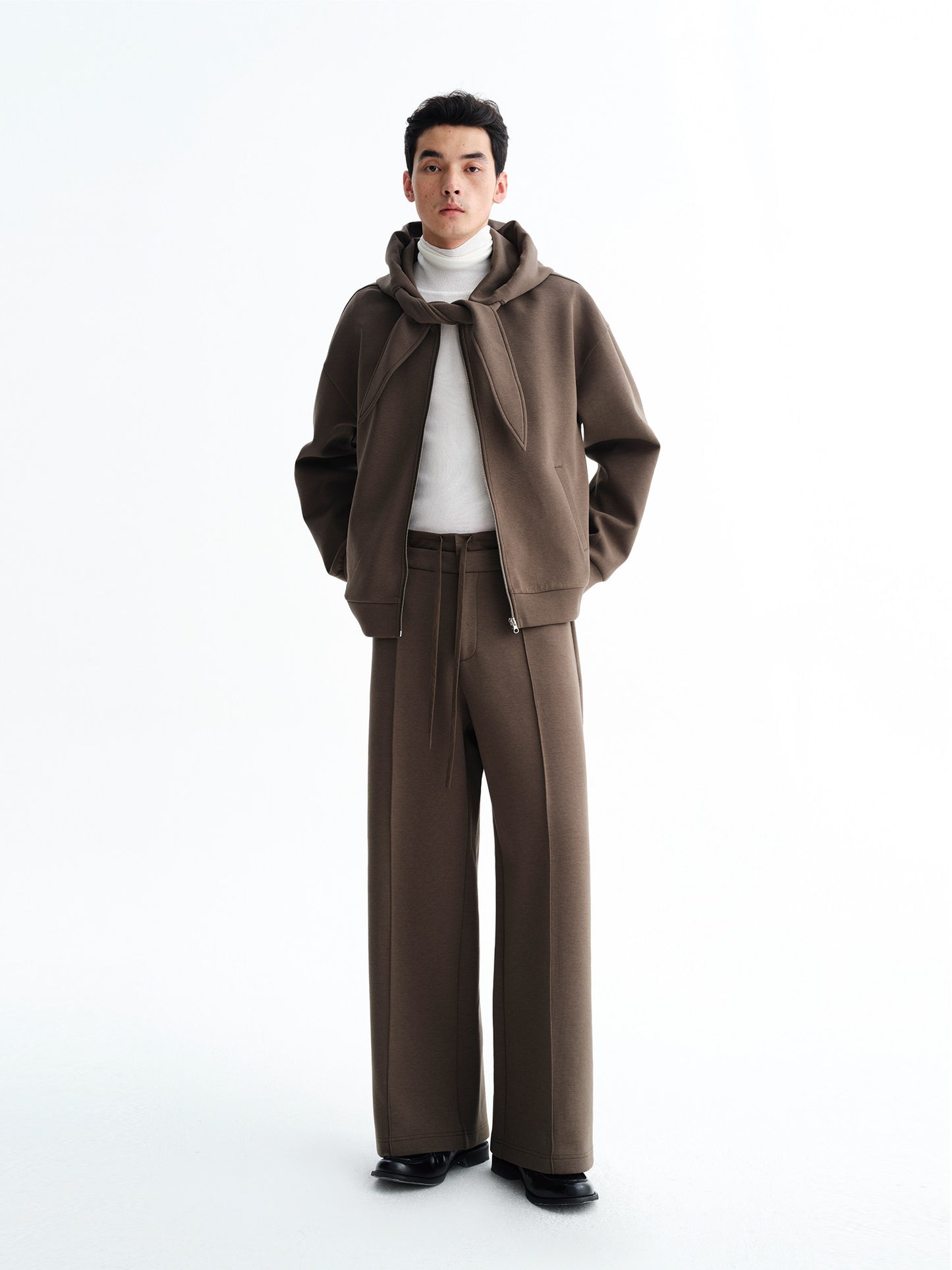 Oversized Bowtie Hooded Sweatshirt