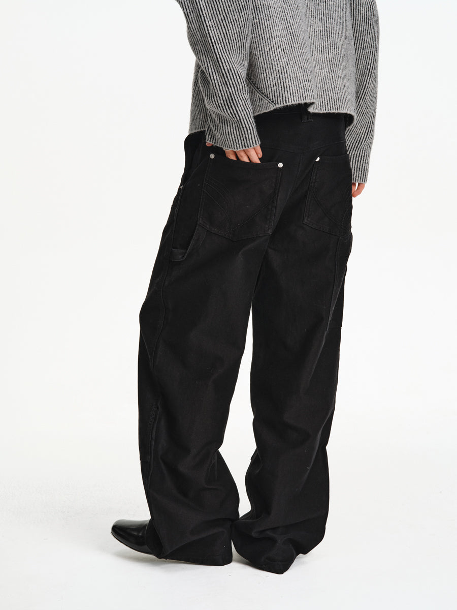 Straight-Leg Casual Pants