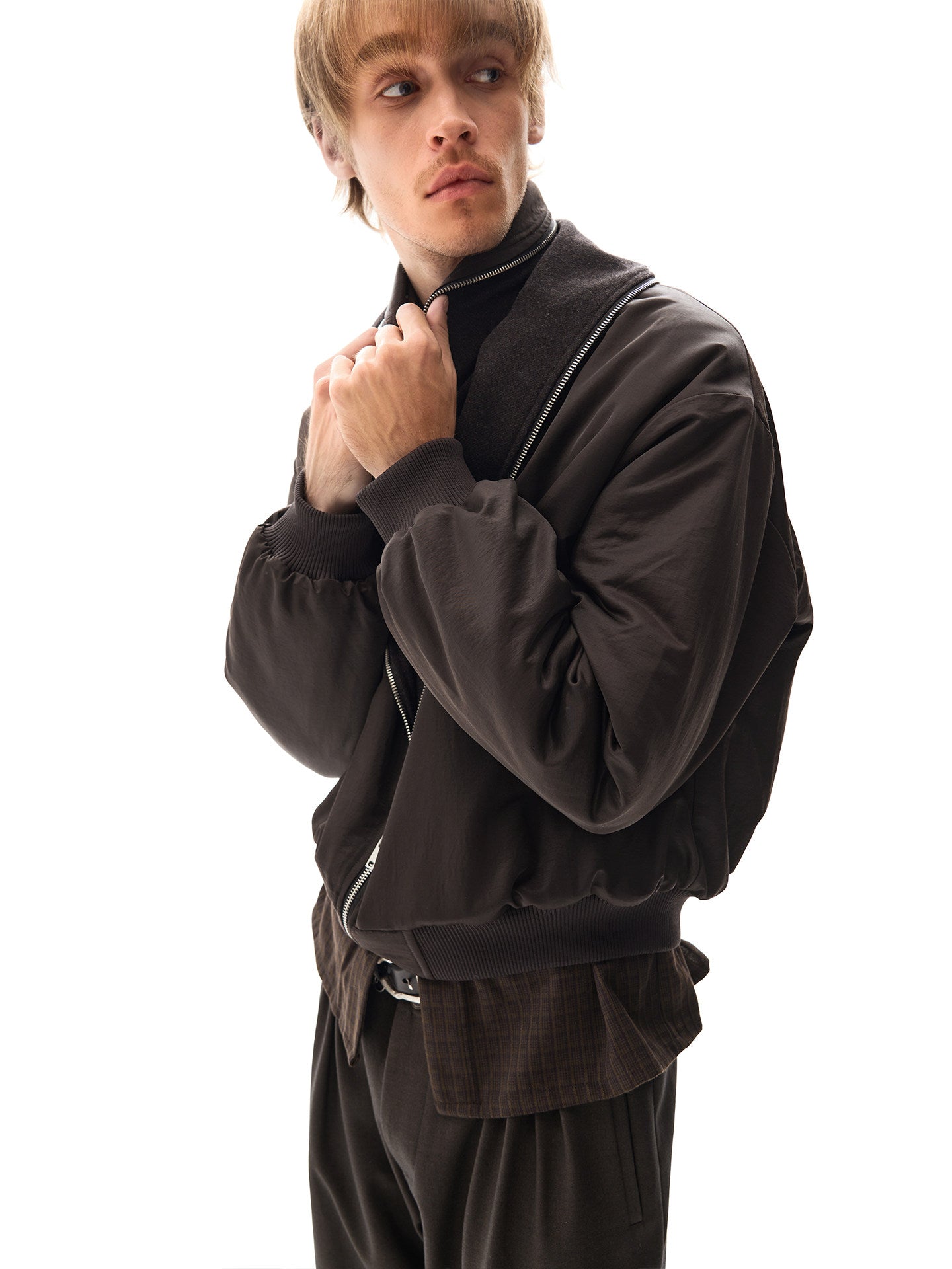 Double Zipper Cotton Pad Jacket