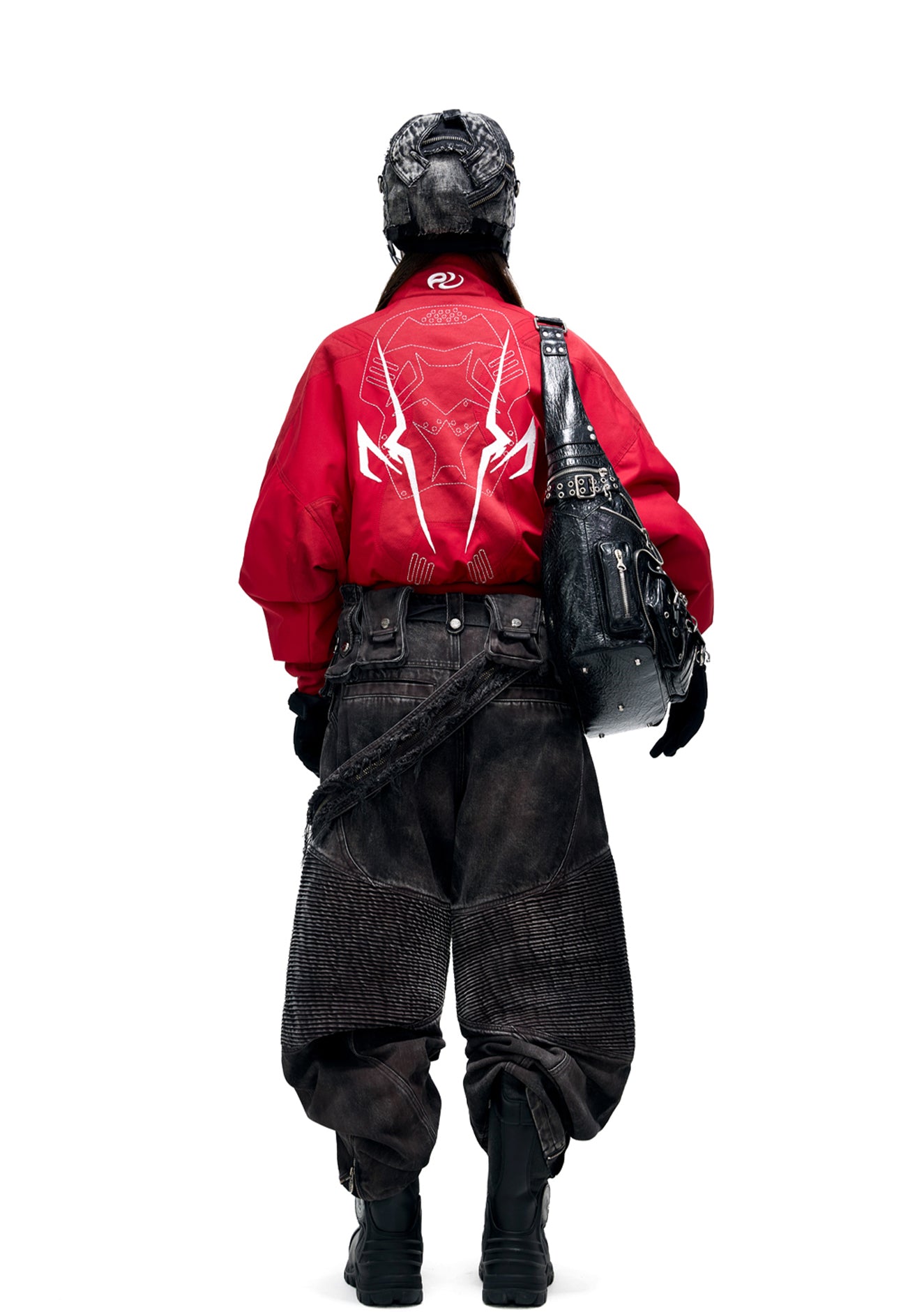 Embroidered Short Down Jacket