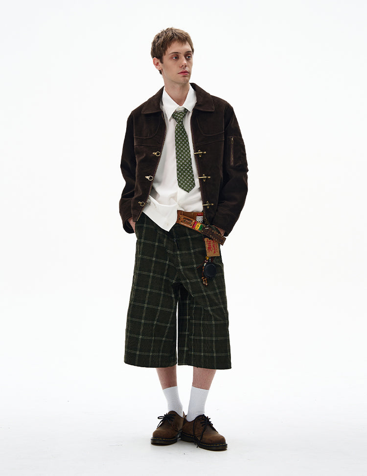 Airplane Buckle Short Jacket