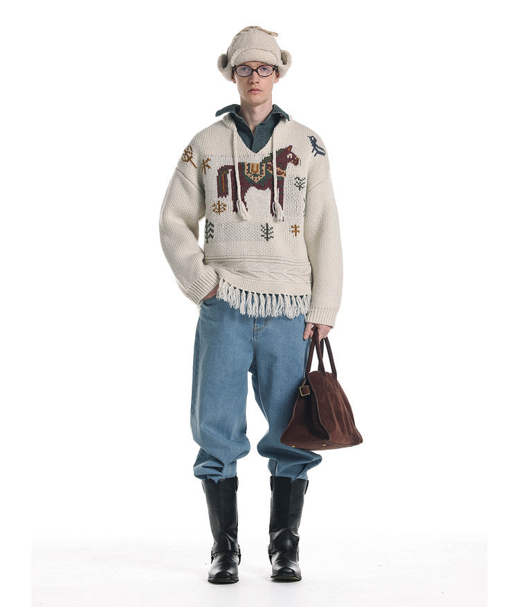 Retro Crewneck Sweater